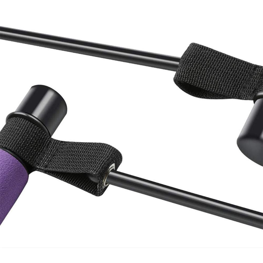 Portable Pilates Bar Kit Adjustable Exercise Stick with Resistance Band, Plantar Fasciitis & Heel Pain Ireland